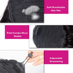 Body Wave Drawstring Ponytail Human Hair Extensions