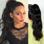 Body Wave Drawstring Ponytail Human Hair Extensions
