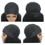 Synthetic Kinky Curl Headband Wig