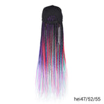 Synthetic Braided Box Braids Baseball Cap Wig