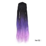 Synthetic Braided Box Braids Baseball Cap Wig