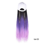 Synthetic Braided Box Braids Baseball Cap Wig