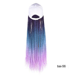 Synthetic Braided Box Braids Baseball Cap Wig
