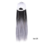 Synthetic Braided Box Braids Baseball Cap Wig