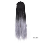 Synthetic Braided Box Braids Baseball Cap Wig