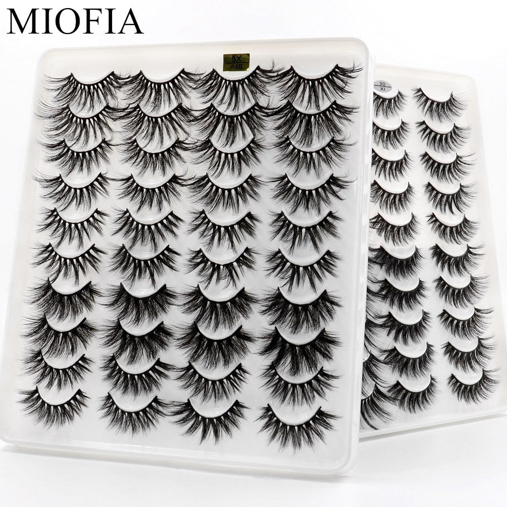 20 pairs Faux mink lashes