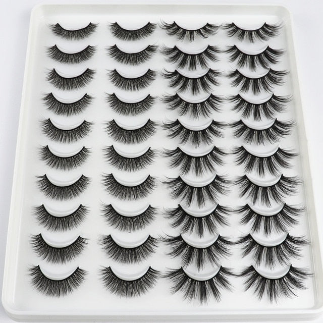 20 pairs Faux mink lashes