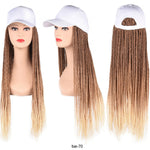 Synthetic Braided Box Braids Baseball Cap Wig
