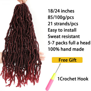 Synthetic Crochet Braids Curly Faux Locs
