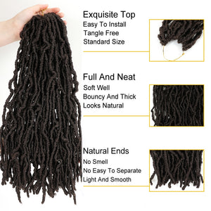 Synthetic Crochet Braids Curly Faux Locs