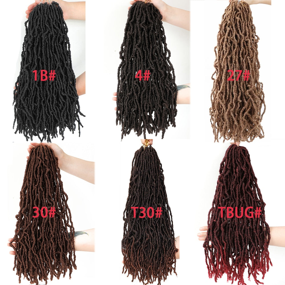 Synthetic Crochet Braids Curly Faux Locs