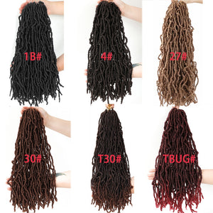 Synthetic Crochet Braids Curly Faux Locs