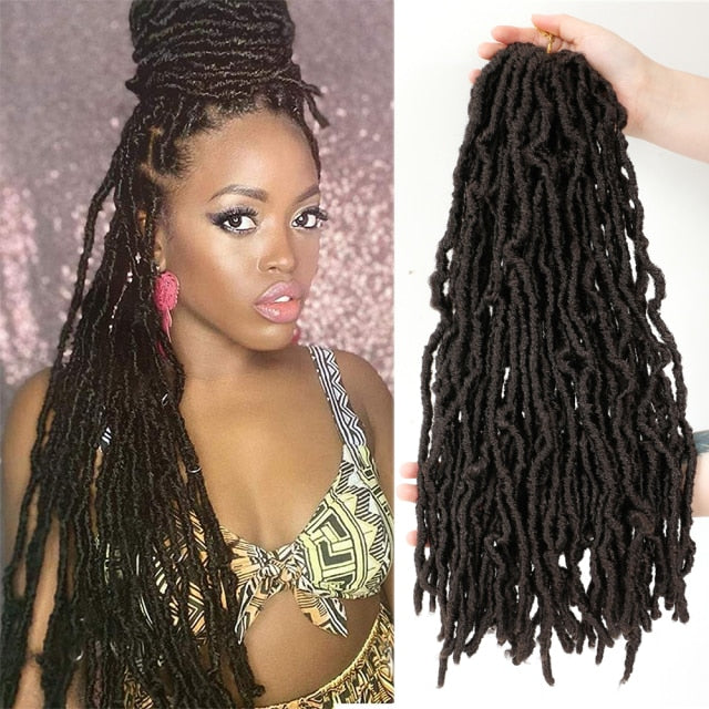 Synthetic Crochet Braids Curly Faux Locs