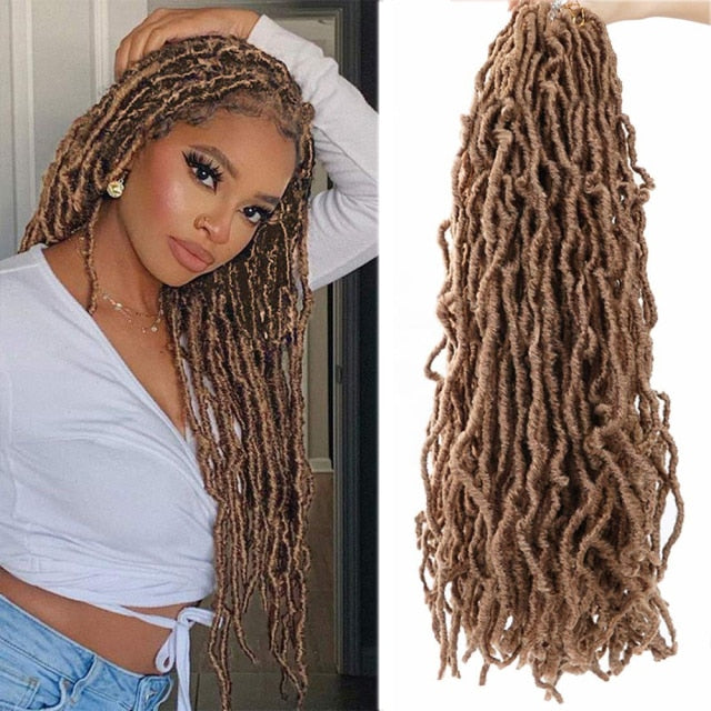 Synthetic Crochet Braids Curly Faux Locs