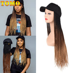 Synthetic Braided Box Braids Baseball Cap Wig