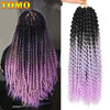 Passion Twist Pre Looped Crochet Braids Bundle 22 Strands per Pack