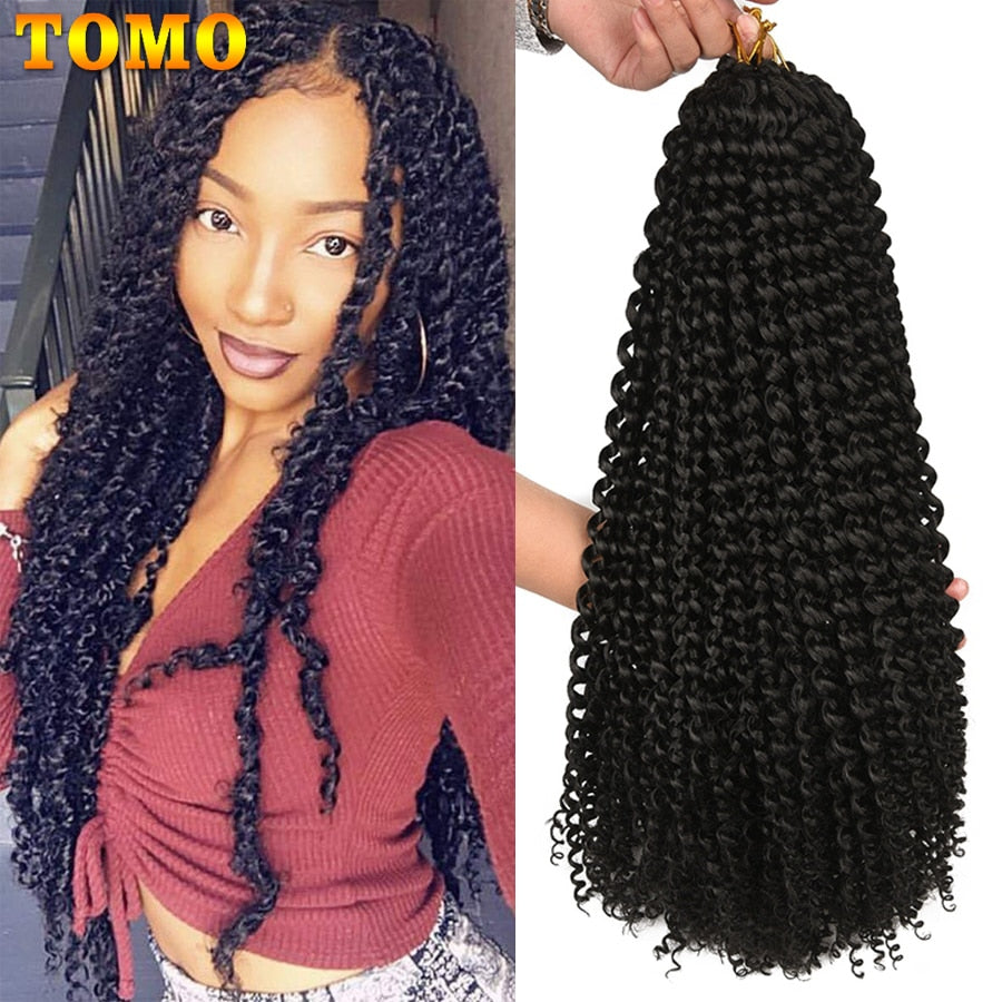 Passion Twist Pre Looped Crochet Braids Bundle 22 Strands per Pack