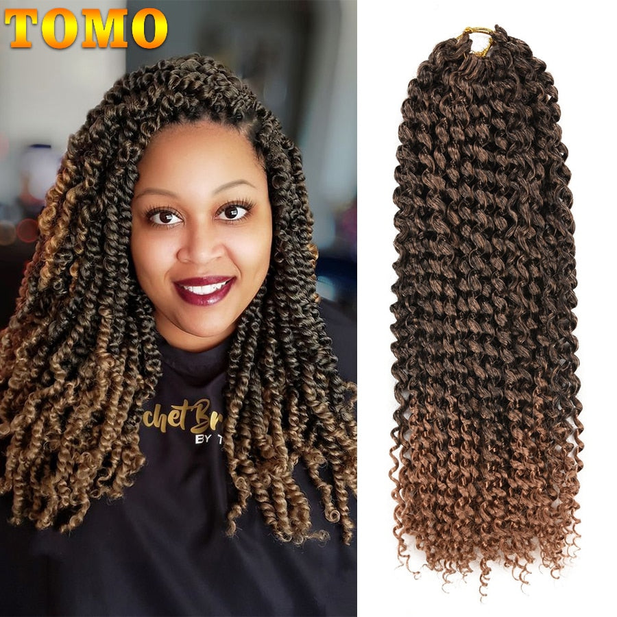 Passion Twist Pre Looped Crochet Braids Bundle 22 Strands per Pack