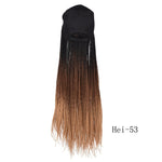 Synthetic Box Braids Baseball Cap wig