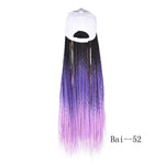 Synthetic Box Braids Baseball Cap wig