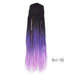 Synthetic Box Braids Baseball Cap wig