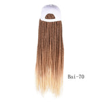 Synthetic Box Braids Baseball Cap wig
