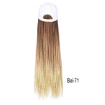 Synthetic Box Braids Baseball Cap wig