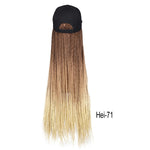 Synthetic Box Braids Baseball Cap wig