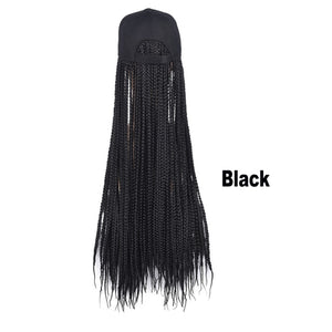 Synthetic Box Braids Baseball Cap wig