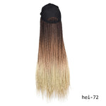 Synthetic Braided Box Braids Baseball Cap Wig