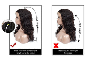 Water Wave Human Hair Headband Wig