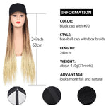 Synthetic Braided Box Braids Baseball Cap Wig
