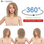 Short Soft Synthetic Faux Locs Dreadlocks Wig