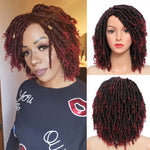Short Soft Synthetic Faux Locs Dreadlocks Wig