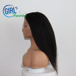 Brazilian Human Hair Kinky 13x4 Lace Front Wig