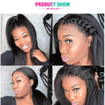 Brazilian Human Hair Kinky 13x4 Lace Front Wig