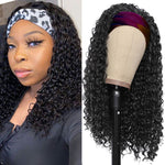 Synthetic Kinky Curl Headband Wig