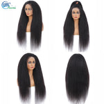 Brazilian Human Hair Kinky 13x4 Lace Front Wig
