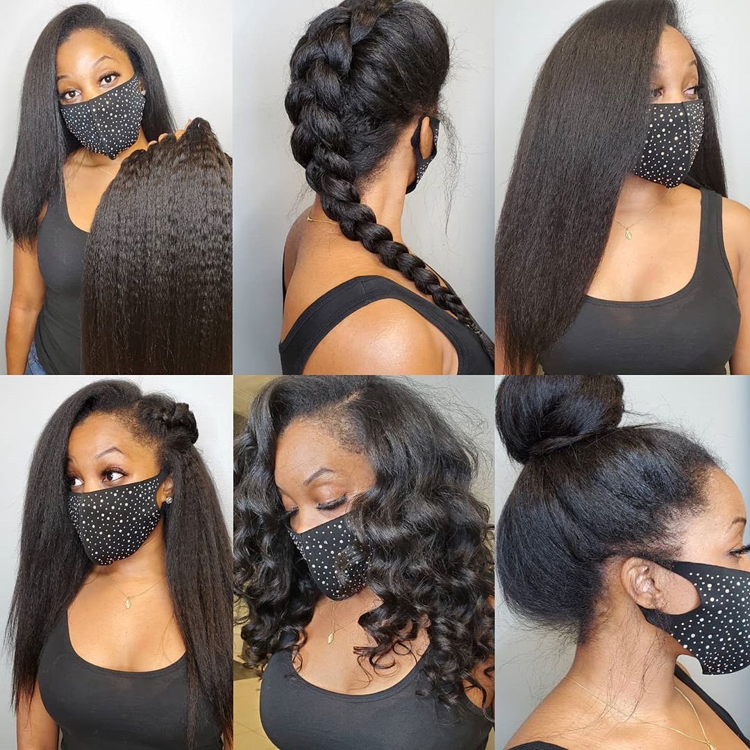 Brazilian Human Hair Kinky 13x4 Lace Front Wig