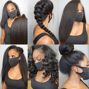 Brazilian Human Hair Kinky 13x4 Lace Front Wig