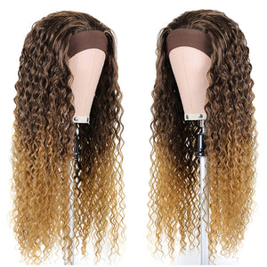 Deep Wave Highlight Synthetic Headband Wig