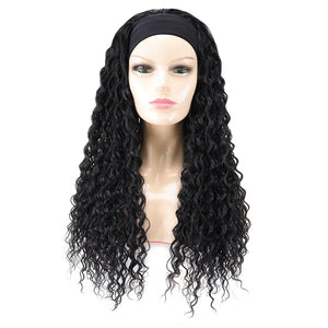 Deep Wave Highlight Synthetic Headband Wig