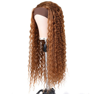 Deep Wave Highlight Synthetic Headband Wig