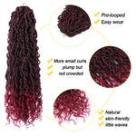 Goddess Locs Crochet Hair River Locs 9 Packs