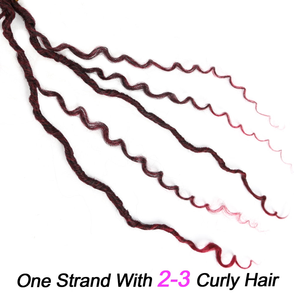 Goddess Locs Crochet Hair River Locs 9 Packs
