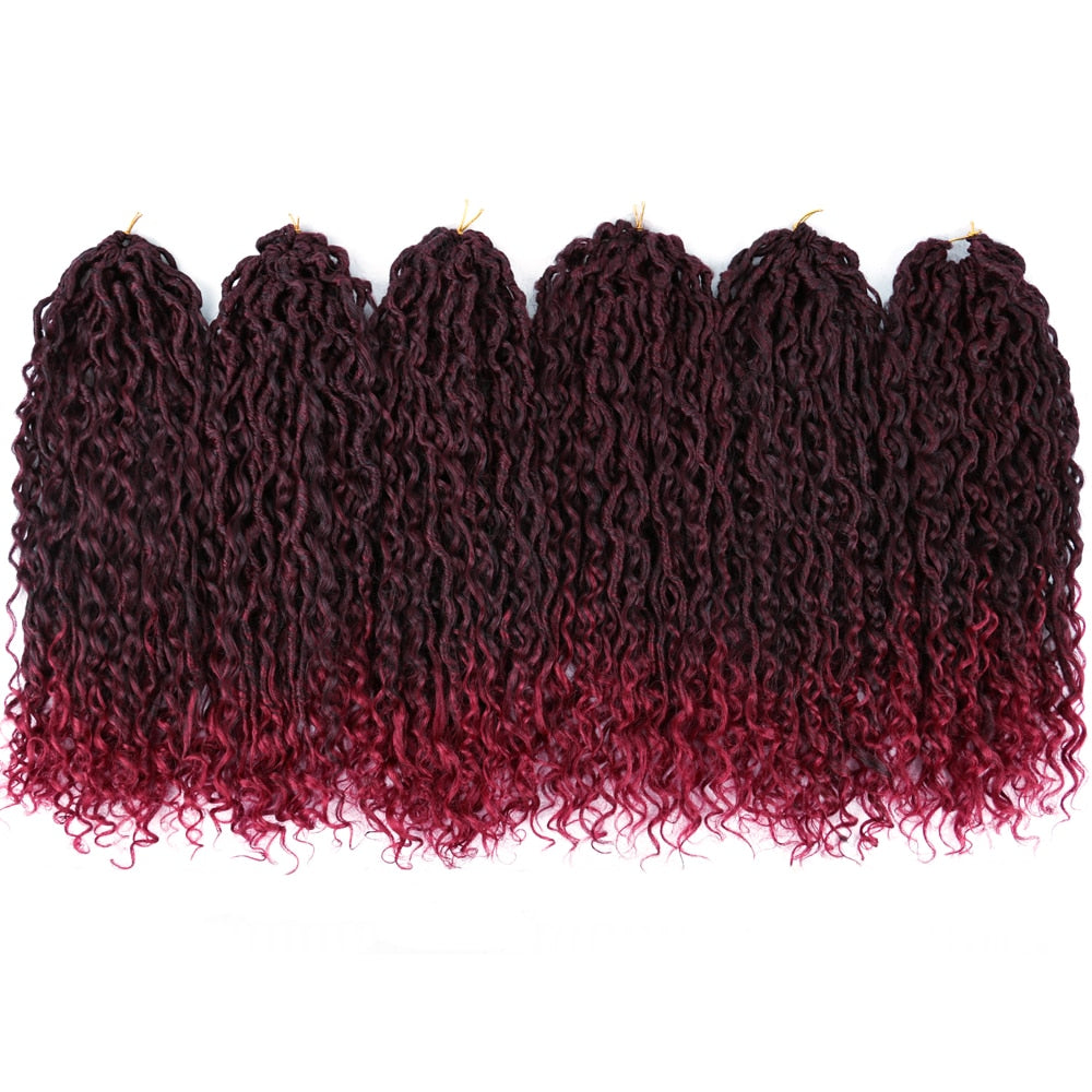 Goddess Locs Crochet Hair River Locs 9 Packs