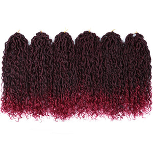 Goddess Locs Crochet Hair River Locs 9 Packs