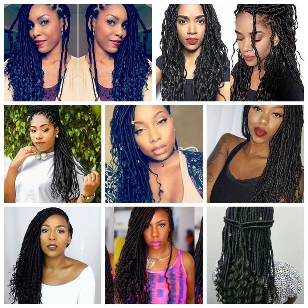 Goddess Locs Crochet Hair River Locs 9 Packs