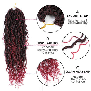 Goddess Locs Crochet Braids 6 Pack