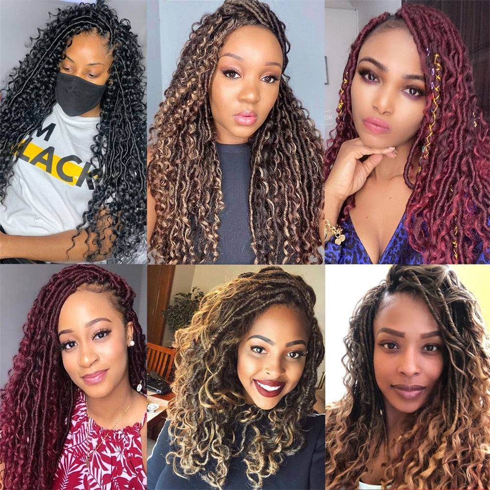 Goddess Locs Crochet Braids 6 Pack